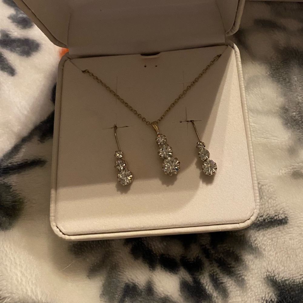 Necklace and earring set from JCPenny